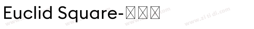 Euclid Square字体转换